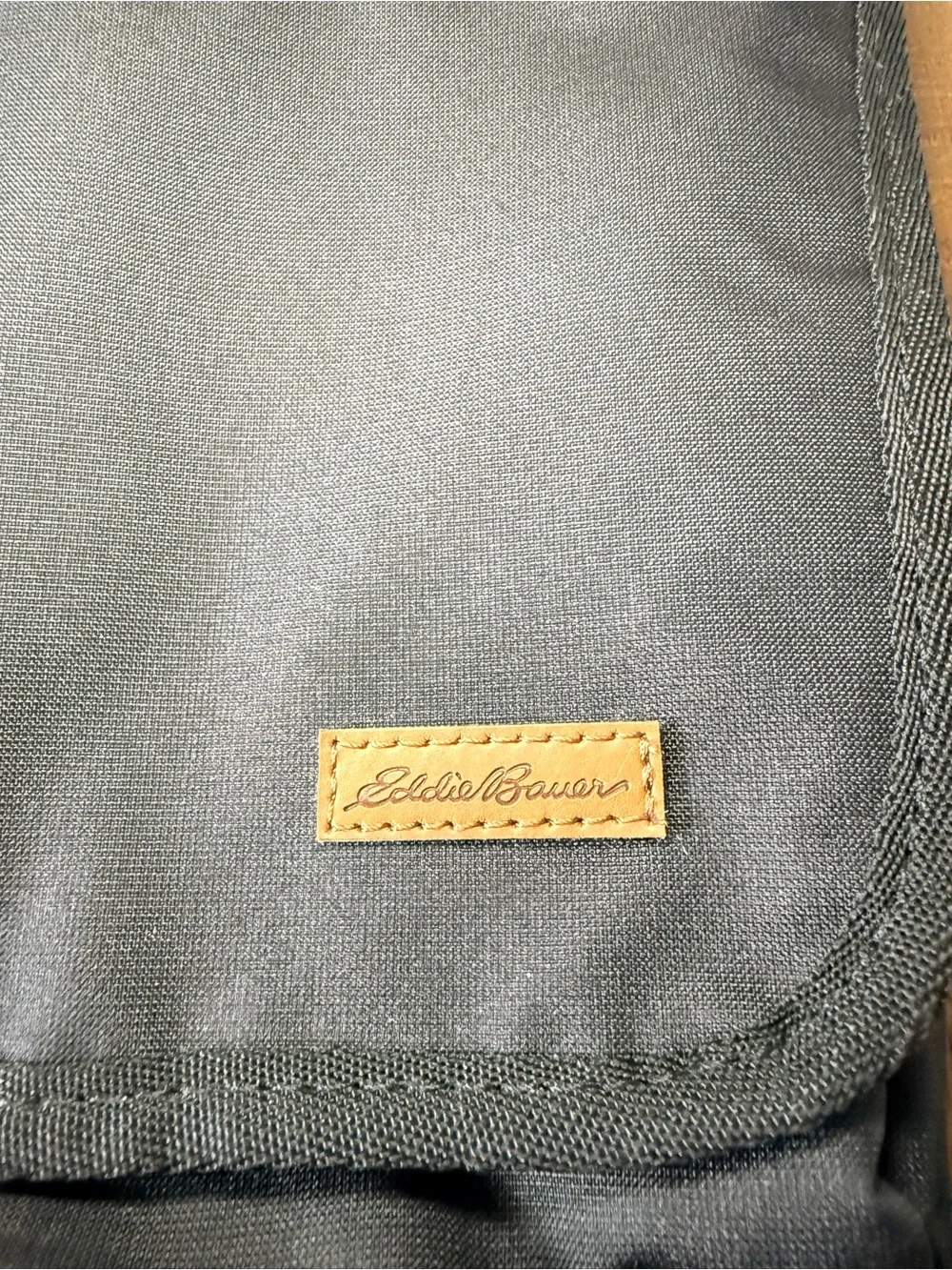 Eddie Bauer Black Vertical Messenger Crossbody Bag